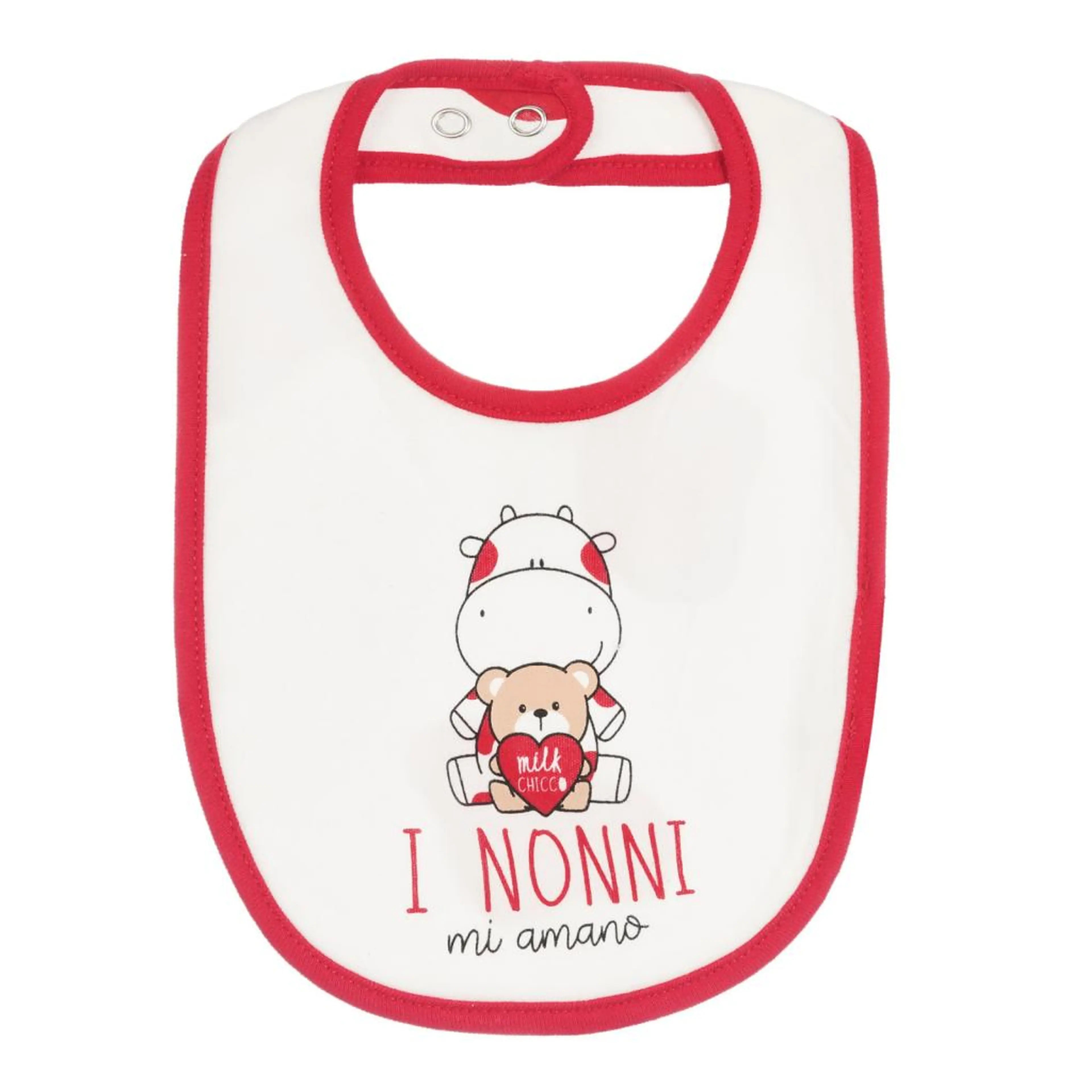 Памучен лигавник I NONNI, бял