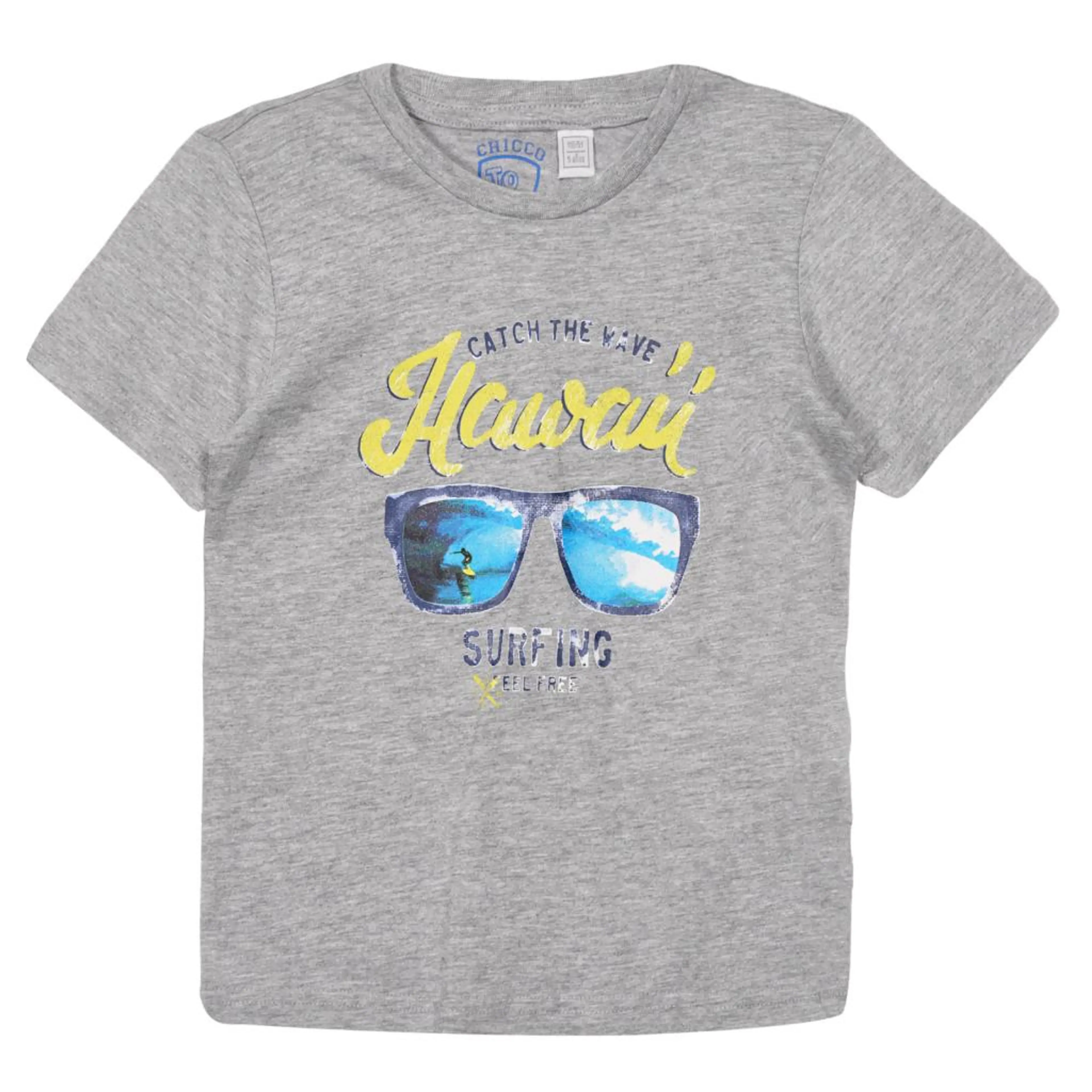 Памучна тениска Hawaii, сива